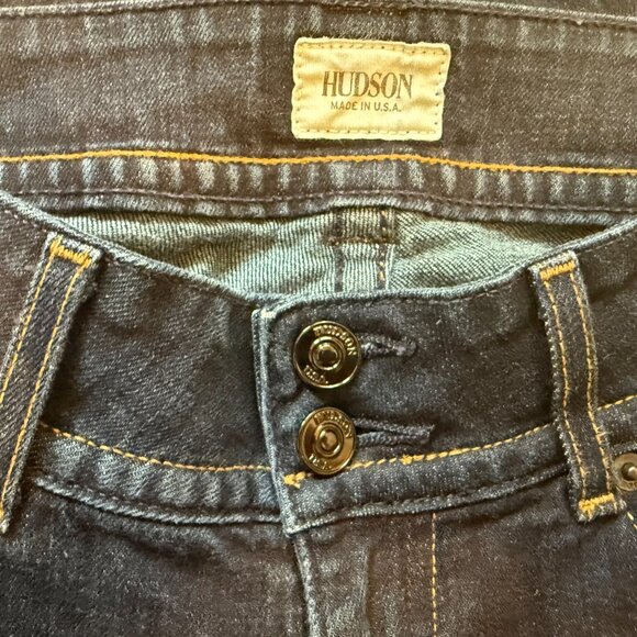 Hudson Jeans Like New Size 28 Beth mid-rise baby boot w/ flap - Picture 2 of 10